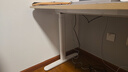 宜家（IKEA） BOLLSIDAN波席當辦公桌電競桌辦公寫(xiě)字電動(dòng)升降桌 橡木紋/白色桌120x70cm 曬單實(shí)拍圖