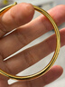 周六福（ZLF）新年禮物  黃金手鐲女款足金999光面金鐲子手飾金耀鐲 計價(jià) 16.99g 曬單實(shí)拍圖