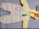 巴拉巴拉嬰兒羽絨服連體衣2025冬裝新款寶寶男童女童哈衣爬服加厚保暖萌趣 咖色小鴨子-白鴨絨 80 cm-充絨量82g 曬單實(shí)拍圖