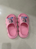 迪士尼童鞋夏季浴室涼拖鞋女童愛(ài)莎公主戶(hù)外防滑一字拖F1361 橘粉  曬單實(shí)拍圖