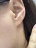 BJYLS999足銀養耳洞耳釘女睡覺(jué)免摘防堵不易過(guò)敏純銀耳棒耳針學(xué)生耳飾 鑲鉆耳棒一對 曬單實(shí)拍圖