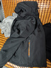 羅蒙（ROMON）夾克男士外套冬季潮流商務(wù)休閑上衣連帽百搭男裝MK53黑色加絨XL 曬單實(shí)拍圖