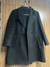 歌莉婭（GOELIA）【高智大衣】雙面呢羊毛女穿搭羊絨外套1BDC6E1D0 00B黑色 M 曬單實(shí)拍圖