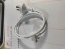 適用于蘋(píng)果電腦電源適配器延長(cháng)線(xiàn)三插國標接地線(xiàn)Mac防漏電iPad 0.5米 曬單實(shí)拍圖