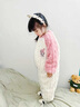 G.DUCKKIDS童裝兒童連體睡衣秋冬季法蘭絨女童家居服嬰兒睡袋中小童寶寶睡袍 粉色玉桂狗睡衣【加絨加厚】 80 尺碼9-12月(建議寶寶75-85cm) 曬單實(shí)拍圖