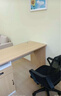 穆源【京倉24H速發(fā)】辦公桌老板桌簡(jiǎn)約現代經(jīng)理桌小型單人桌子大班臺 水曲柳1.4m單人位(右側柜)+椅 曬單實(shí)拍圖