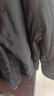 才子（TRIES）男士羽絨服經(jīng)典翻領(lǐng)短款輕盈保暖羽絨服外套春秋新款工裝口袋 黑色 XL (175/92A) 曬單實(shí)拍圖