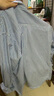 優(yōu)衣庫男裝女裝優(yōu)質(zhì)長(cháng)絨棉條紋襯衫長(cháng)袖襯衣25新款480647 477640 480647/66藍色 L 曬單實(shí)拍圖