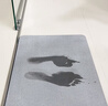 大江硬硅藻泥地墊浴室門(mén)口吸水地墊衛生間腳墊浴室墊子防滑39x60cm 曬單實(shí)拍圖