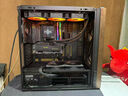 先馬（SAMA）境界Lite 黑色 ATX海景房 游戲電腦臺式主機箱 模塊化結構/聲控機箱/背插主板/雙360水冷位/Type-C 曬單實(shí)拍圖