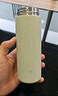 米家 保溫杯 316不銹鋼水杯 男女士杯子 大容量茶杯便攜 350ml白色 曬單實(shí)拍圖