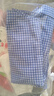 Mucmukn【拉夫學(xué)院】疊穿能手 藍格子小狗繡花百搭襯衫學(xué)院男女童秋新款 藍格 110 cm 曬單實(shí)拍圖