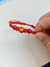 龍姑娘十二12生肖手鏈本命年紅繩手繩手工編織轉運珠男女情侶款手串配飾 紅瑪瑙紅繩手鏈【豬】 曬單實(shí)拍圖