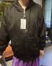 真維斯（Jeanswest）秋冬季開衫連帽衛衣男士冬季外套休閑百搭寬松加絨加厚夾克打底衫 淺灰色 【常規】 M 【建議115-135斤】 曬單實拍圖