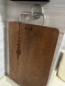張小泉 烏檀木整木菜板加厚實(shí)木切菜板砧板 C53000100（30*20*2.2cm） 曬單實(shí)拍圖