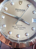 帝舵（TUDOR）【二手99新】帝舵（TUDOR）經(jīng)典系列男表精鋼間金全自動(dòng)機械二手奢侈品夜光男士腕表 【38MM】香檳金盤(pán)鑲鉆 M21013-0007 曬單實(shí)拍圖