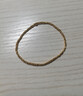 LIU GUI FU JEWELRY蹦迪珠黃金手鏈女足金滿(mǎn)天星純金手串首飾生日禮物送女朋友老婆 金重1.88g 手圍約16厘米 曬單實(shí)拍圖