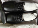 百麗男鞋商務(wù)正裝皮鞋休閑增高軟底真皮鞋10503AM0 黑色-內增高 39 曬單實(shí)拍圖