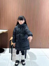 G.duck兒童羽絨服2026新款女童寶寶中長(cháng)款大毛領(lǐng)派克服加厚韓版冬季外套 黑色狐貍毛領(lǐng) 90 cm 曬單實(shí)拍圖
