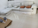 海慶全屋定制貴妃位沙發(fā) 客廳小戶(hù)型布藝直排 奶油風(fēng)云朵三人位沙發(fā)2026新款 【標準版】貓爪絨布+海綿乳膠顆?？?組合 300cm 【貴妃位】 曬單實(shí)拍圖