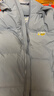 奧索卡冬季中長(cháng)款羽絨服男女同款 戶(hù)外保暖防風(fēng)灰鵝絨外套 灰藍-216 175 曬單實(shí)拍圖