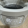 摩飛電器（Morphyrichards）恒溫水壺全玻璃養生壺家用燒水壺多段控溫電熱水壺極速風(fēng)冷沖奶泡奶機MR5602 1.2L 椰奶白 曬單實(shí)拍圖