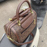 柏歐雅新款包包女2025新款時(shí)尚大容量波士頓枕頭包真皮手提包單肩斜挎包 咖啡色 曬單實(shí)拍圖