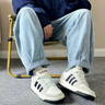 阿迪達斯（adidas）官方男鞋女鞋秋季25新款運動(dòng)鞋潮流時(shí)尚情侶休閑鞋低幫百搭板鞋 白黑棕/店長(cháng)主推 41 (255mm) 曬單實(shí)拍圖
