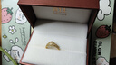 周生生 足金愛(ài)情密語(yǔ)皇冠黃金戒指開(kāi)口戒金飾品90227R計價(jià) 3.03克(含工費100元) 曬單實(shí)拍圖