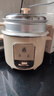 三角牌（Triangle）電飯煲家用老式電飯鍋小微壓蒸米飯鍋電壓力3-4人煮飯鍋陶瓷油不粘內膽帶蒸籠 3L （3-4人用）配3件套 曬單實(shí)拍圖