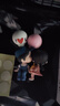 智騁車(chē)內卡通飾愛(ài)情情侶汽車(chē)內飾親嘴可愛(ài)情侶娃娃車(chē)載氣球卡通擺件 曬單實(shí)拍圖