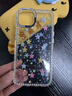 小莓介閃鉆邊框滿(mǎn)屏kt貓五角星星適用iPhone16promax手機殼蘋(píng)果15pro可愛(ài)小眾14輕奢13少女12p全包保護套 邊鉆五彩五角星（單殼） iPhone 14 曬單實(shí)拍圖