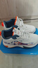 回力籃球鞋子男鞋新款秋季高幫運動(dòng)鞋青少年皮面防水厚底防滑增高跑鞋 白/藍/桔 41 曬單實(shí)拍圖