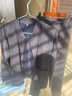 恒源祥中老年套裝加絨加厚秋冬男士開(kāi)衫保暖衣爸爸爺爺居家休閑運動(dòng)衣服 深灰色 M 100-120斤 曬單實(shí)拍圖
