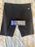美津濃（MIZUNO）泳褲男士防尷尬大碼長(cháng)款5分褲專(zhuān)業(yè)速干抗氯游泳衣裝備B1127黑XL 曬單實(shí)拍圖