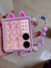彩系小米MixFlip2手機殼膜一體折疊屏榮耀MagicV中軸華為Purax保護殼三星zflip6摩托羅拉Razr50Ultra殼 可愛(ài)貓耳全包【殼膜一體】+多巴胺手鏈+粉色皮斜挎繩 小米MIX Fl 曬單實(shí)拍圖