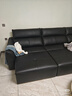 顧家家居（KUKA）門(mén)店同款自在家沙發(fā)床牛皮功能電動(dòng)沙發(fā)6319黑三人位三電動(dòng)2.8m 曬單實(shí)拍圖