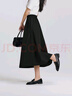 森馬（Semir）[商場(chǎng)同款]半身裙女松緊腰純色春季2025遮胯A字裙101125120008 曬單實(shí)拍圖