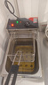 三鼎 電炸爐商用油炸鍋油炸機油條機電炸鍋油炸爐炸串機油條薯條機小吃設備 【10.8L】單缸單篩炸爐+蓋 曬單實(shí)拍圖
