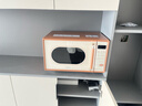 美的（Midea）【小滋味系列】微波爐烤箱家用一體機 18L 復古美拉德風(fēng) 光波加熱 平板易潔變頻一級能效 C1G2 復古美拉德風(fēng) C1G2 曬單實(shí)拍圖