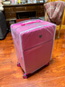 DTA行李箱拉桿箱女前開蓋多功能寬拉桿旅行箱密碼箱子男芭比粉20英寸 曬單實(shí)拍圖