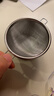 久堂日式不銹鋼茶漏茶濾茶葉過(guò)濾網(wǎng)手工藤編茶漏茶道茶盤(pán)配件茶隔器 黑柄大號不銹鋼茶漏（加底座） 曬單實(shí)拍圖
