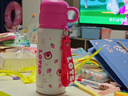 迪士尼（Disney）兒童保溫杯316不銹鋼吸管直飲水杯幼兒園小學(xué)生雙飲水壺草莓熊 曬單實(shí)拍圖