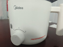 美的（Midea）電煮鍋 宿舍小電鍋 電蒸鍋 學(xué)生寢室一體泡面小火鍋 多功能鍋 XZE1613 1.7L 配蒸籠【國家補貼】 曬單實(shí)拍圖