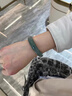 圣麗唯【順豐空運】翡翠手鐲油青冰種老坑玉石處理母親女朋友情人節禮物 內徑56mm圈口 曬單實(shí)拍圖