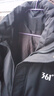 361°男女棉衣保暖加厚休閑冬季外套短棉服652434739F 超級黑 2XL 曬單實(shí)拍圖