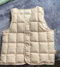 嘟嘟家兒童馬甲冬裝寶寶保暖背心洋氣冬款男童無(wú)袖衣服馬夾寶寶童裝時(shí)髦 米白色 90 曬單實(shí)拍圖