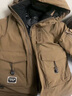 JEEP SPIRIT極寒羽絨服男士冬季新款連帽加厚保暖冬裝大碼寬松工裝休閑外套 焦糖色 2XL 【建議150-170斤】 曬單實(shí)拍圖