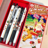 斑馬牌（ZEBRA）中性筆套裝JJ15圣誕禮盒DIY禮物ins學(xué)生日本進(jìn)口刷題考試0.5黑筆 【圣誕禮盒】大合集6支-送貼紙 曬單實(shí)拍圖