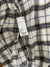 優(yōu)衣庫驚喜價男裝法蘭絨格子襯衫長袖襯衣481225 480769 480770 481225/30淺米色 M 曬單實(shí)拍圖